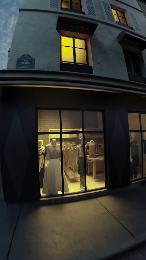 A Bee’s Flight Through Paris